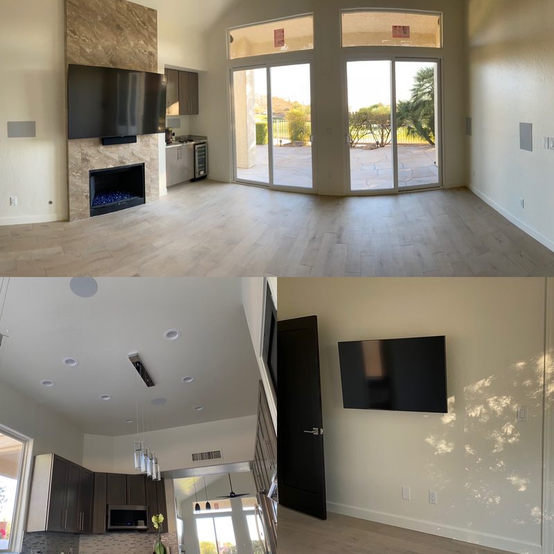 Luxury home with professional lighting control and AV integration by Onora Systems in Tucson, AZ
